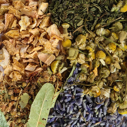 Chamomile, Lavender, + Linden Flower